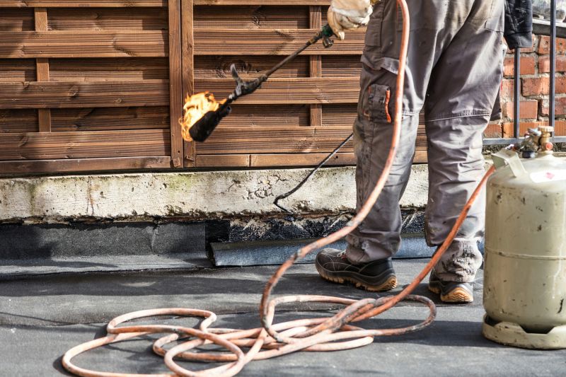 Single Ply Roof Installation detail